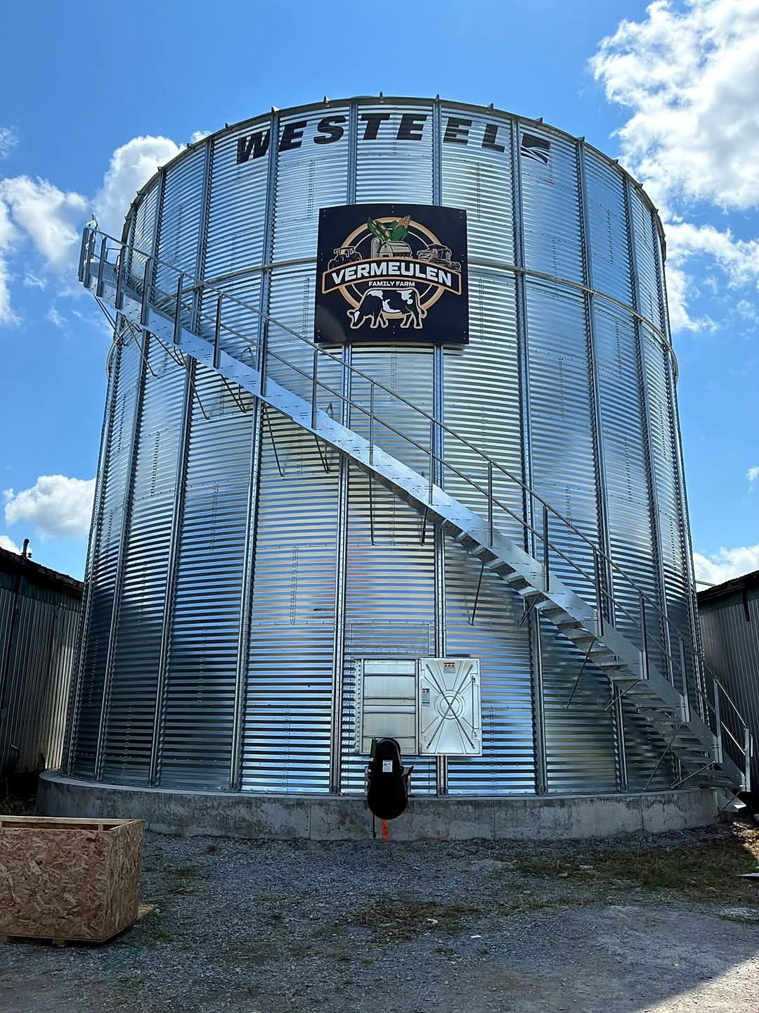 Silo à grains de 42 pieds à Notre-Dame-de-Stanbridge